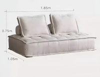 Nordique Petit Appartement Moderne Simple Salon Canapé Simple Chaise Épissage Combinaison Tofu Paresseux Canapé