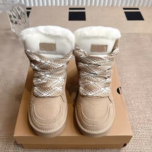 Bottes d'hiver chaudes pour femmes européennes de haute qualité 2025, bottes de neige de luxe de créateur, chaussures de sport de plein air - Product Image 4