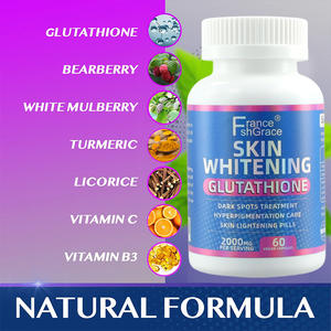 Capsule sbiancanti per la pelle per gli uomini e le donne sostengono macchie scure Melasma 60 capsule di sbiancamento della pelle estratti vegetali - Product Image 4