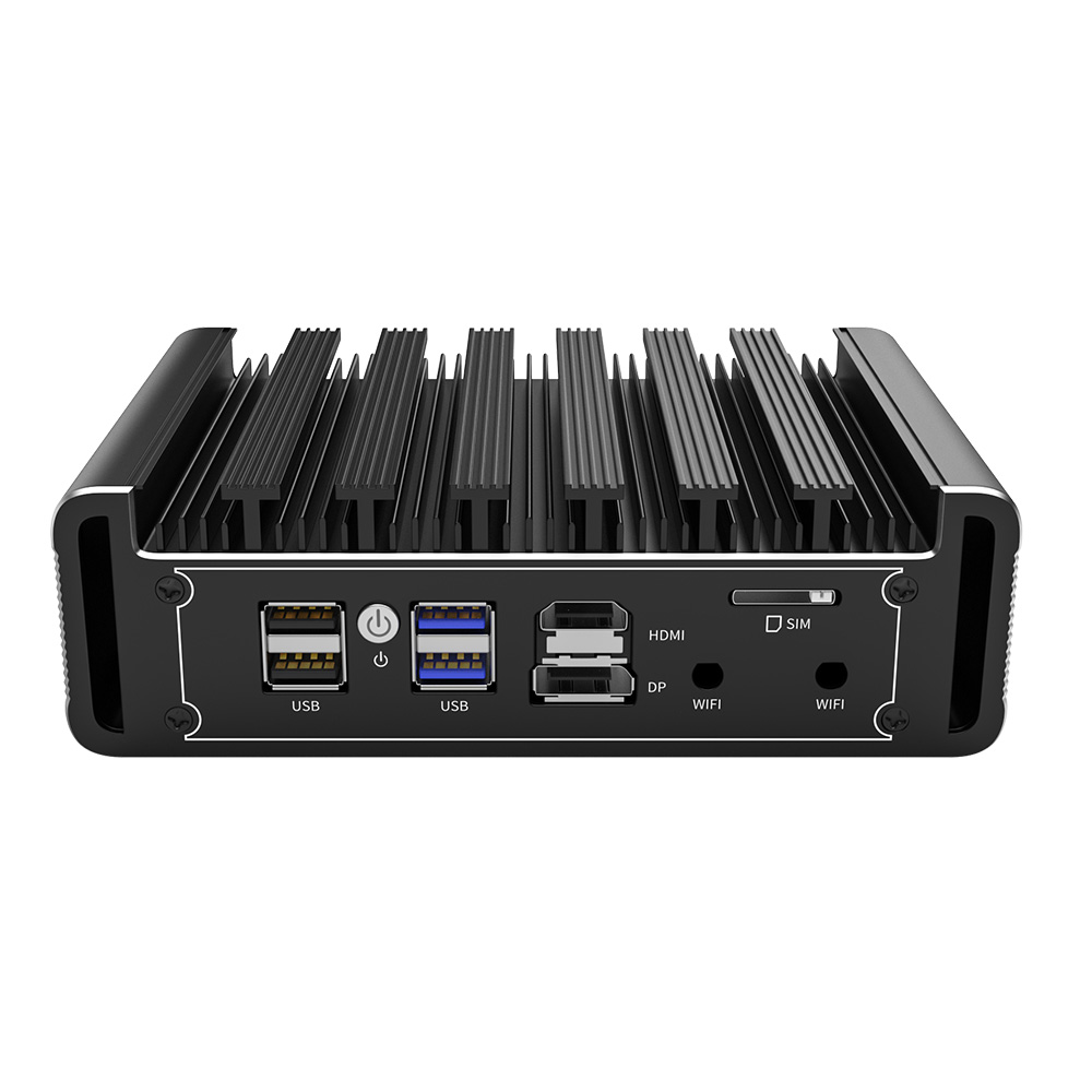 N100 Fanless Mini Pc Proxmox Host 2.5g With 4lan & J4125 Router