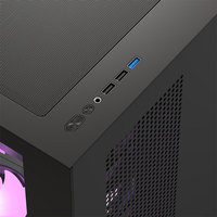 Boîtier PC GALAX Muguang 360 MX Dual Chamber Fish Tank, verre trempé sans soudure, miroir infini, châssis de jeu RGB