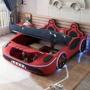 <span class=keywords><strong>Letto</strong></span> Moderno di Lusso per Camera da <span class=keywords><strong>Letto</strong></span>, Imbottito, Misura Queen, <span class=keywords><strong>Singolo</strong></span> o Matrimoniale, Design a Forma di Auto con Contenitore - Product Image 4