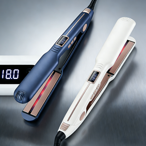 Brosse lissante électrique <span class=keywords><strong>mini</strong></span> portable Traitement de lissage des cheveux à la protéine <span class=keywords><strong>Fer</strong></span> à lisser multifonction LCD avec infrarouge - Product Image 3