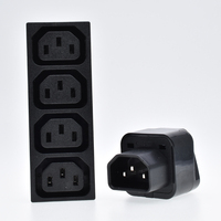 Adaptateur de prise femelle Schuko IEC 320 C14 universel pour voyage, neuf, pour utilisation avec téléphone portable, sortie AC, matériau en cuivre et ABS, modèle WD-320