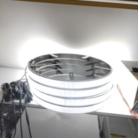 Kingshowstar Luz LED para Rueda de Camión, 6 Filas, Secuencia de Encendido, Alta Potencia, Ultra Brillante, Amarillo y Blanco