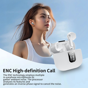 Écouteurs TWS 5.<span class=keywords><strong>4</strong></span> avec <span class=keywords><strong>4</strong></span> micros ENC, affichage LED - Product Image 3