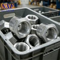 NXF UNS S20910 XM-19 OD DN6-DN1200 pression  raccord de forgeage en acier inoxydable spécial douille filetée à tête hexagonale