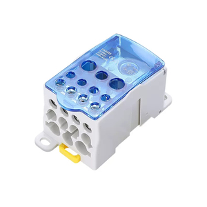 Uno in più fuori blocco di distribuzione dell'alimentazione morsettiera UKK filo connettore elettrico giunzione blocco di distribuzione su guida Din - Product Image 5