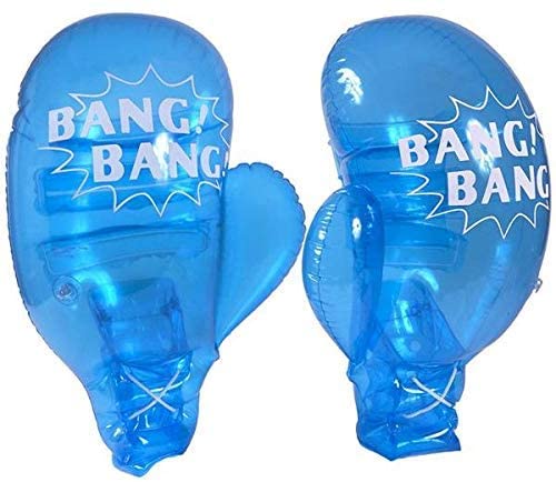 Синие надувные боксерские тренировочные принадлежности из ПВХ для взрослых и детей