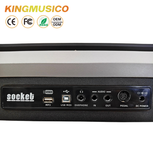<span class=keywords><strong>Piano</strong></span> Digital de 88 <span class=keywords><strong>Teclas</strong></span> con Accionamiento de Martillo, Fuente de Sonido France DREAM, Interfaz USB MIDI y 3 Pedales, Suministro de Fábrica - Product Image 3