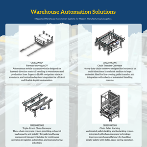 Manufacturer IndustrialConveyor Quality Guarantee Automated <b>Pallet</b> Conveyor Chain Driven Live Roller Orientation Turntable - Product Image 3