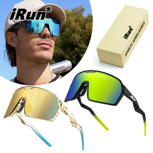 <span class=keywords><strong>IRun</strong></span> Ciclismo Gafas de sol Logotipo personalizado Polarizado Deportes PC Marco Correr Gafas de sol Béisbol Golf Juventud Softball Gafas de sol - Product Image 1
