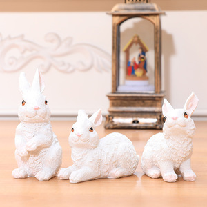 Mignon lapin de Pâques en forme d'animal pot de fleur décoration cadeau de jardin adapté aux enfants article - Product Image 2