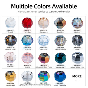 ลูกปัดแก้วแวววาวหลายสีและขนาดรูปทรงตามสั่ง - Product Image 5