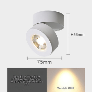 Ecloux Spot LED moderne COB 8W-25W Blanc anti-éblouissement encastré Corps en aluminium Plafonnier Downlight High CRI 90 Bedroom Kitchen - Product Image 3