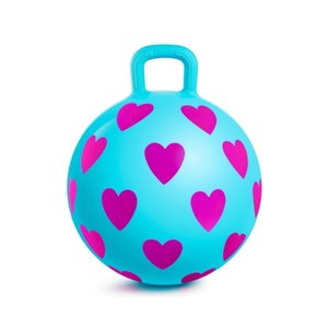 PVC Inflatable Hopper <b>Ball</b> with Handle 15 18 20 22 28 Inch for Kids <b>Bouncing</b> Jumping Garden Hopping Birthday or Christmas Party - Product Image 2