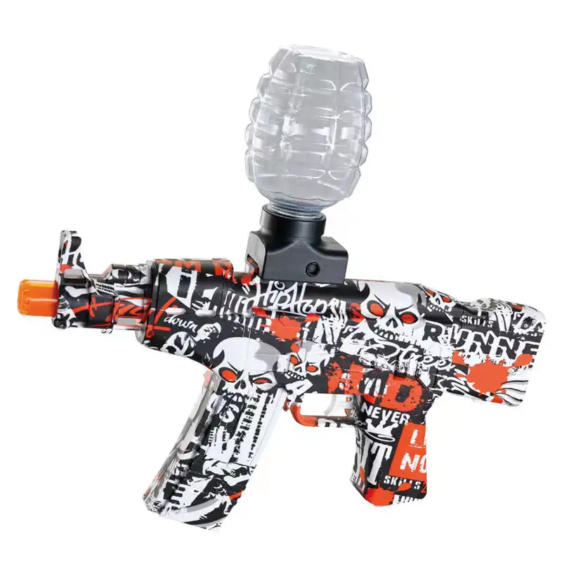 Aimiqi AK47 canlı eylem CS savaş simülasyon jel topu tabancası kumlama elektrikli açık oyuncak su boncuk sıçrama silahı çocuk