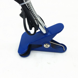 Led Machine <b>Tool</b> Light 3W 220V Flexible Hose Clip Heavy Clamp <b>Lathe</b> Work Light Table Lamp With Magnet Base - Product Image 3