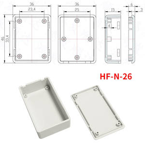Scatola di plastica personalizzata Abs piccoli accessori componenti elettronici scatola <span class=keywords><strong>Telecommunicatio</strong></span> per elettronica - Product Image 5