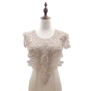 New Design Milk Silk Pearl Beads <strong>Lace</strong> <strong>Collar</strong> L01 - Product Image 5