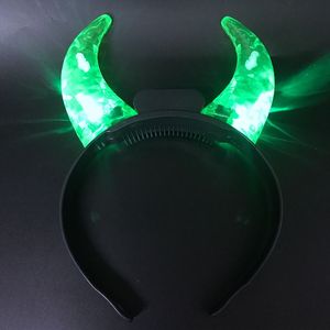 Usine <span class=keywords><strong>de</strong></span> Shenzhen fournit <span class=keywords><strong>prix</strong></span> <span class=keywords><strong>de</strong></span> gros Offre Spéciale Halloween porter bandeau coloré Flash LED <span class=keywords><strong>diable</strong></span> cornes Festival fête événements - Product Image 4