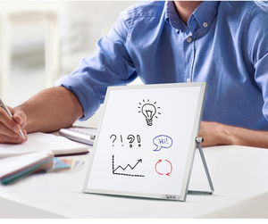 Small Dry Erase <strong>Whiteboard</strong> for Desk 6" X 8" - Magnetic Desktop Portable <strong>Mini</strong> Double-Sided White Board Dry Erase Easel - Product Image 5