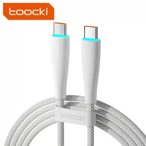 2022 new arrival wholesale price stock PD 100W fast charging usb c to type c 5A cable TPE material