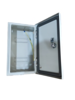 Boîtier de distribution électrique en acier IP54 personnalisé avec porte intérieure et serrure pour une sécurité accrue YQBOX