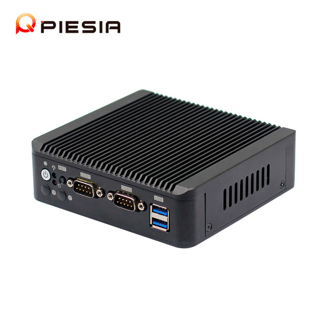 Thin Client PC Computer Box Intel J4125/J5005 Processor Linux X86 VGA Fanless Nano Router Server Mini PC With TPM2.0 4K Display