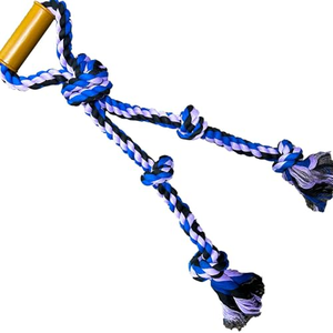 Jouets en corde pour grands chiens, vente en gros, pour l'entraînement, brosse à dents pour chien, écologiques, de luxe, durables, pour le nettoyage des dents, jouets à mâcher en corde de coton pour chiens - Product Image 1