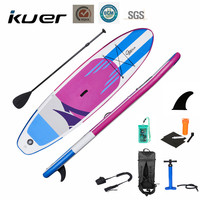 Les planches de paddle gonflables Sup comprennent une planche de surf pour la vente en gros de planche gonflable SUP