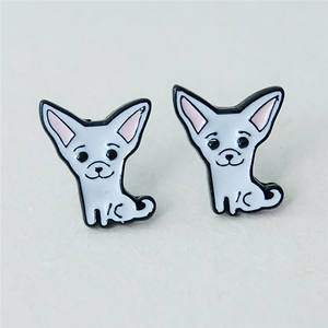 أقراط صغيرة لطيفة للحيوانات الأليفة بسعر المصنع من الفضة الإسترلينية أقراط كلاب للنساء - Product Image 6