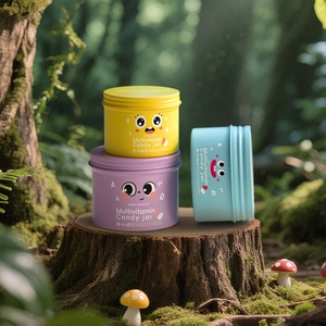 Boîte à bonbons en aluminium de qualité alimentaire écologique, idéale pour les bonbons gélifiés, les compléments alimentaires pour enfants, les vitamines à mâcher - Product Image 4