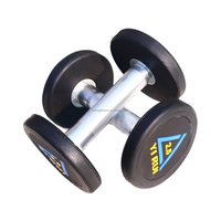 Ensemble d'haltères de fitness à domicile et commerciaux pour musculation et entraînement des bras haltères en caoutchouc