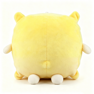 Cadeau personnalisé sur le thème de la nourriture pour filles, peluche originale en forme de fromage, coussin moelleux et confortable. - Product Image 3