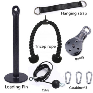 KWO-Système de poulie de levage et de levage, équipement de fitness et de gymnastique, barre de sangle <span class=keywords><strong>triceps</strong></span> à double câble, force musculaire - Product Image 2