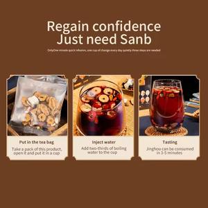 Hochwertiger Ginseng Polygon atum Mulberry und Wolf berry Nou rishing Shibao Tee für Herren zur Stärkung des Körper-und Energie tees - Product Image 3