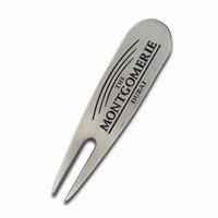 Offre Spéciale JiaWei GD04 Outil de réparation de divots magnétique pliable moderne plaqué avec logo personnalisé, support de réparation de golf et marqueurs de balle