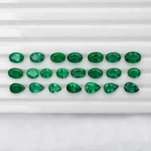 อัญมณีหลวมสำหรับทำเครื่องประดับ100% พลอยมรกตแซมเบียธรรมชาติผสมรูปทรงและขนาดที่ดีราคาต่อกะรัต - Product Image 3