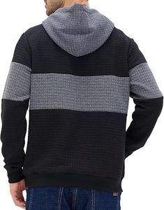 Tissu gaufré uni de haute qualité 100 % polyester, lourd, doublé jersey, unisexe, personnalisable, teint en pièce, service OEM, séchage rapide - Product Image 3