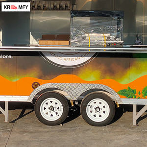 Structure carrée en acier inoxydable pour remorque, homologuée DOT VIN CE, équipement complet de barbecue pour fumoir, grill, hot-dogs, restauration rapide, cuisine mobile - Product Image 4