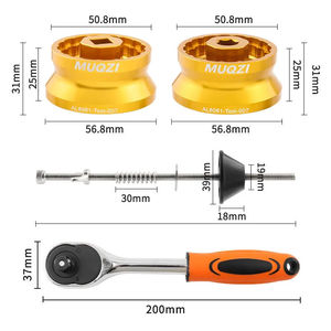 Shimano Bbr60 Dub Bsa30 Fsa Bb386 Bb44 için 12/16 bisiklet çentik alt braket fincan kurulum onarım aracı - Product Image 5