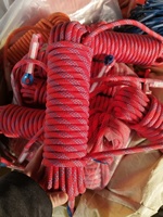 Corde d'escalade statique haute altitude en nylon et polyester, ODM et OEM pour la randonnée, le camping et le trekking