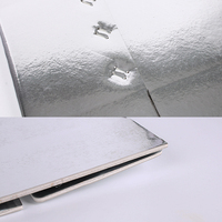 Boîte isotherme en mousse à double film d'aluminium, anti-humidité, gaufrée, personnalisable, en matériaux recyclés, épaisseur 5 mm pour
