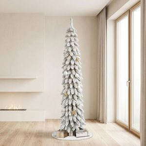Arbre de Noël artificiel réaliste en PE et PVC, effet neige, type <span class=keywords><strong>sapin</strong></span> floqué, avec charnières, pour la décoration de la maison et des fêtes - Collection Ownerparty - Product Image 4