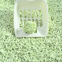 Meilleure Vente Litière pour Chat Écologique au Tofu Vert Agglomérante Très Absorbante Anti-Odeur Facile à Nettoyer Naturelle et Jetable aux Toilettes