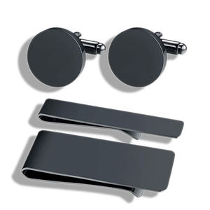 中国製造カスタマイズされた金属高級ブランク刻印ウェディングカフリンクス男性用ソフトエナメルダイヤモンドロゴカフリンクス - Product Image 3