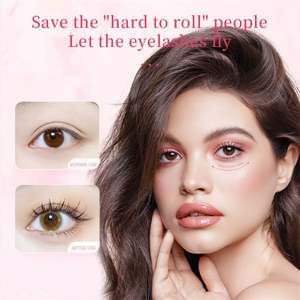 High Quality Portable Electric Eyelash <b>Curler</b> Long-Lasting Metal Beauty Tool with Silicon Material for Eye Makeup - Product Image 2