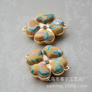 Four Leaf Clover Pendant Zinc Alloy <b>Charms</b> Flower Shape Keychain <b>Bag</b> <b>Charm</b> Necklace Accessory Gift Spring 2026 - Product Image 5