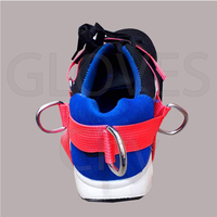 2026 Custom Kickback Équipement de sécurité pour la gym, Sangles de cheville rembourrées en Nylon Polyester, Antidérapantes et réglables pour la musculation avec câble